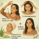 How to apply Hair Kair Oil