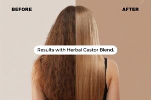 Before and after results of using Hair Kair Herbal Oil
