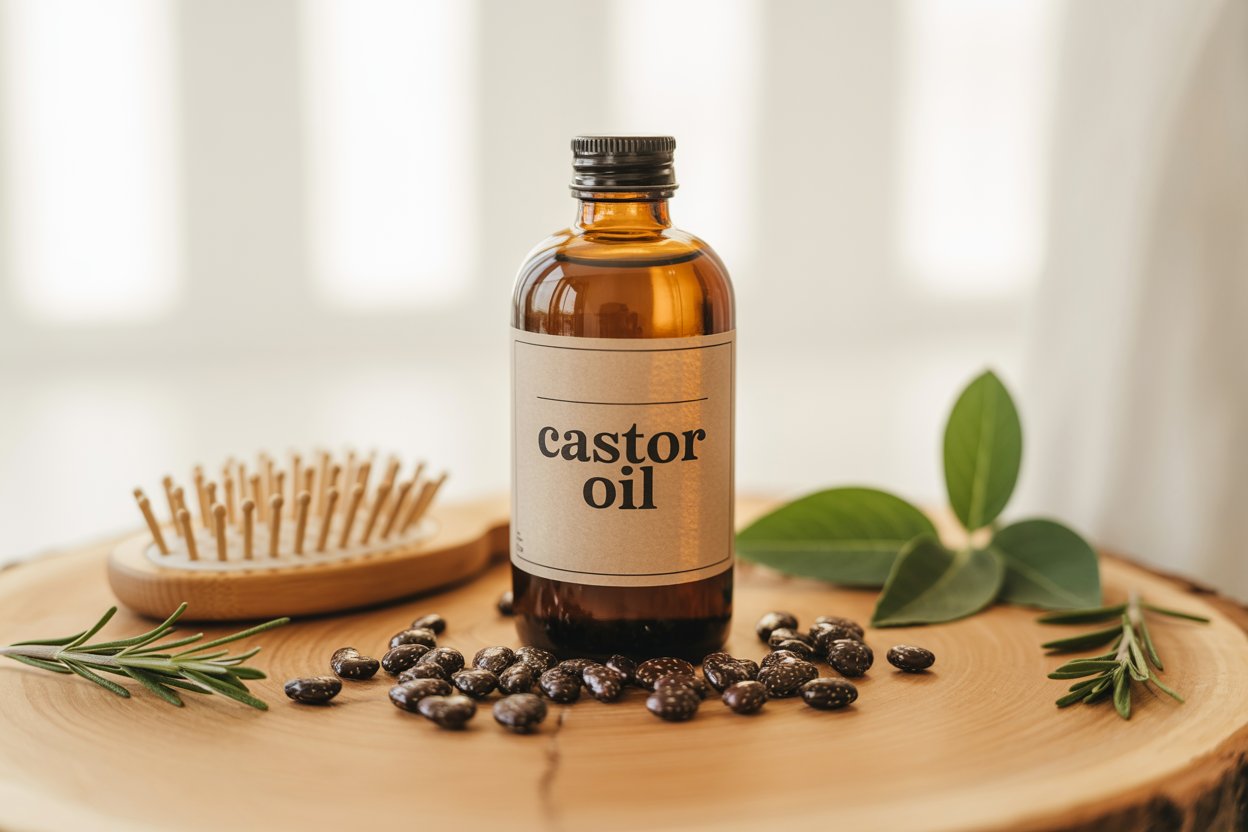 Castor Oil Benefits for Hair: A Natural Solution for Hair Growth, Strength & Shine 1 Castor oil for hair care with natural ingredients – Pakistan