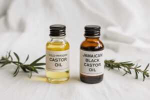 Cold-pressed vs Jamaican black castor oil for hair